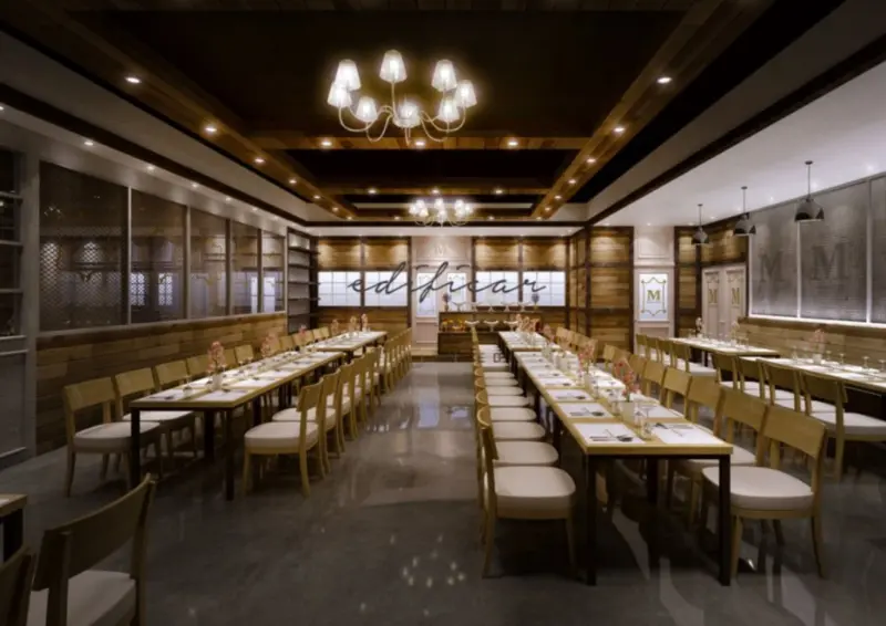 우드 감성 내추럴 레스토랑 인테리어 디자인